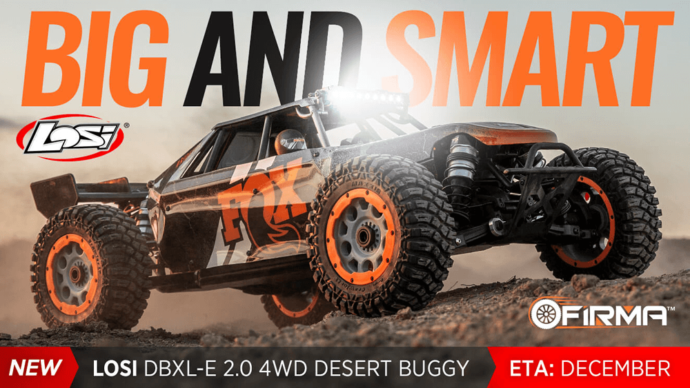 Losi DBXL E 2.0 Smart Tech 1 5th 4WD RTR Desert Buggy RC Model Shop Direct