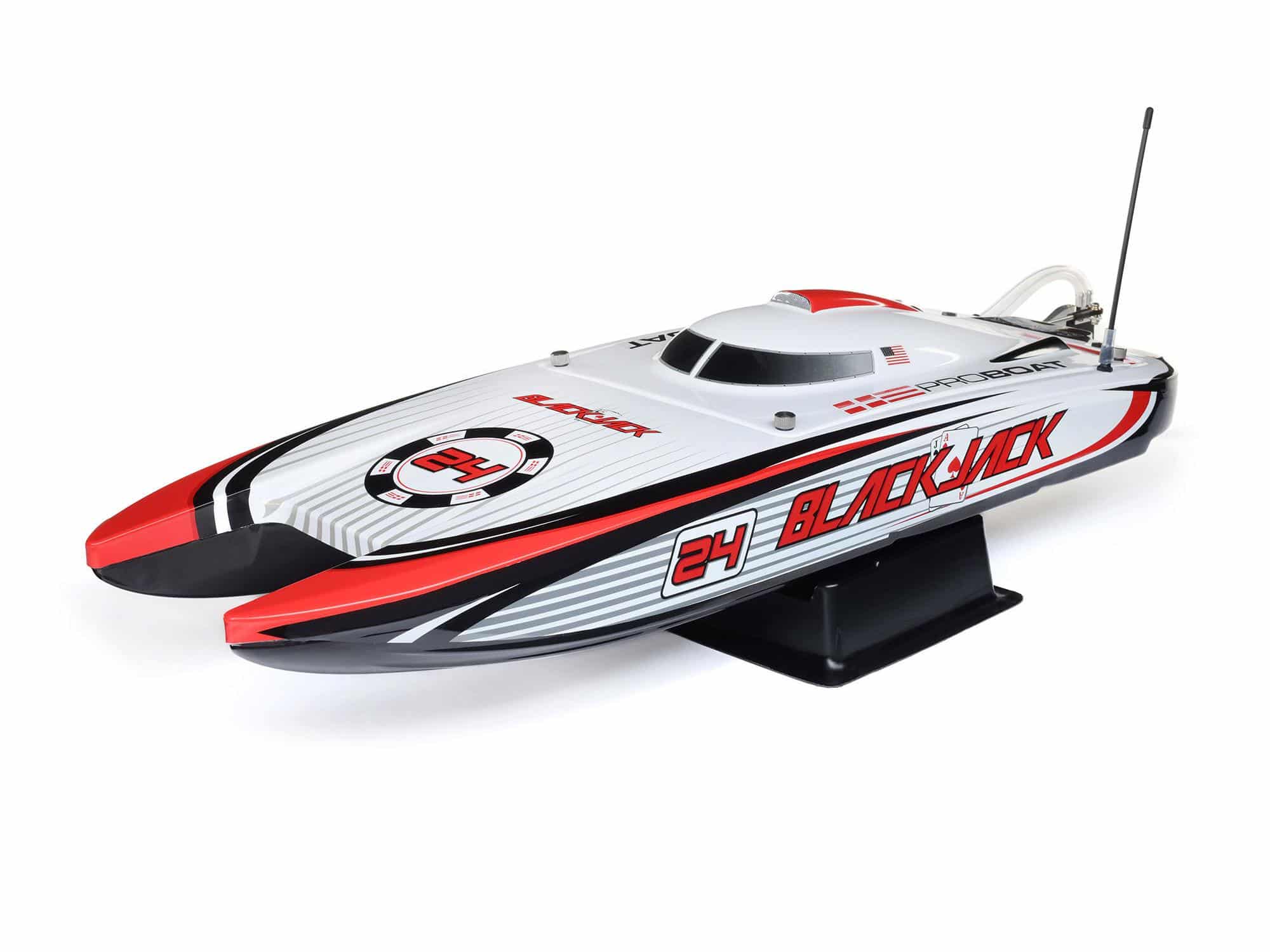 Pro Boat Blackjack 24 V2 Catamaran Brushless RTR Vegas Offshore PRB08049T2