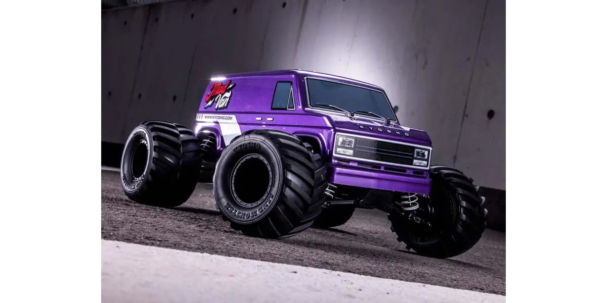 劇速　kyosho madvan FAZER-Mk2-　リポ＆ ブラシレス仕様 Kyosho Fazer Mk2 Mad Van VE 1/10 4WD Readyset Brushless